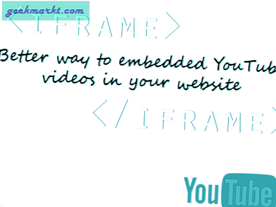 Effektiv måte å bygge inn YouTube-videoer