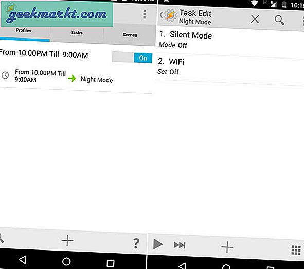 oppgave, profil, klikk, tasker, descripti, modus, tprofile, batteri, skjerm, stille, gitt, ønsker, musikk, taskers, som
