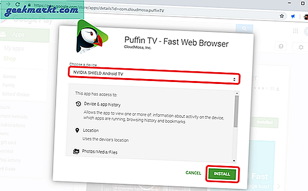 Slik installerer du Chrome-nettleseren på Android TV