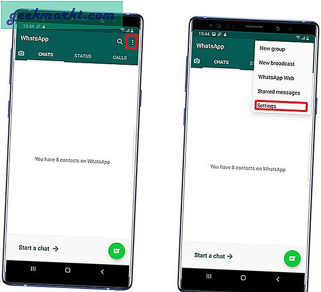 Slik aktiverer du fingeravtrykkslås på WhatsApp for Android