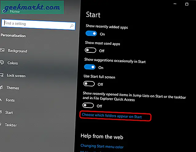 15 beste startmenytilpasninger for Windows 10