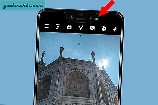 Hvordan få iPhone som oransje / grønn prikkindikator på Android-statuslinjen