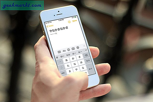 Hvordan bruke japansk tastatur på iPhone