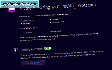 Hva er privat og inkognitobrowsing?  Er det sikkert?