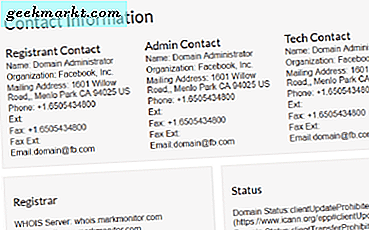 Hvordan finne ut hvem som eier et nettsted