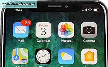 Slik viser du batteriprosentrasjonen på iPhone X
