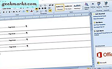 Slik fjerner du sidebryt i Word