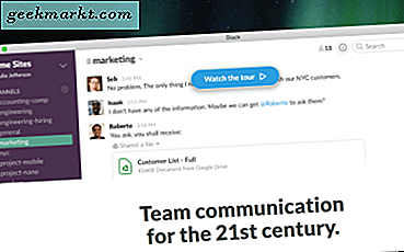 Slik viser GitHub seg i en slakk kanal