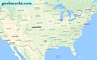 Slik ser du Google Maps med et flybilde