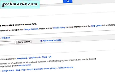 Slik bruker du Google Finance Portfolio