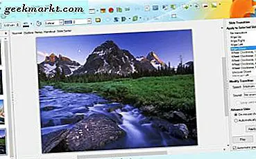 Slik konfigurerer du en bildedisplay i Windows 10