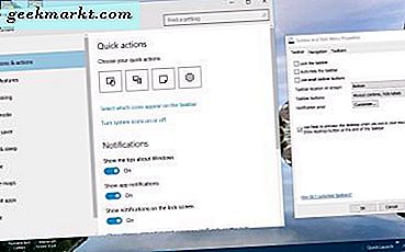 Slik tilpasser du Windows 10 oppgavelinjen