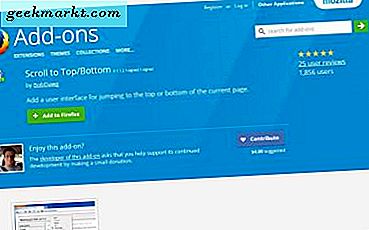 Slik tilpasser du Firefox-rullelinjen