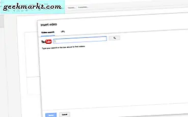 Slik legger du inn en YouTube-video i en Google Dokumenter